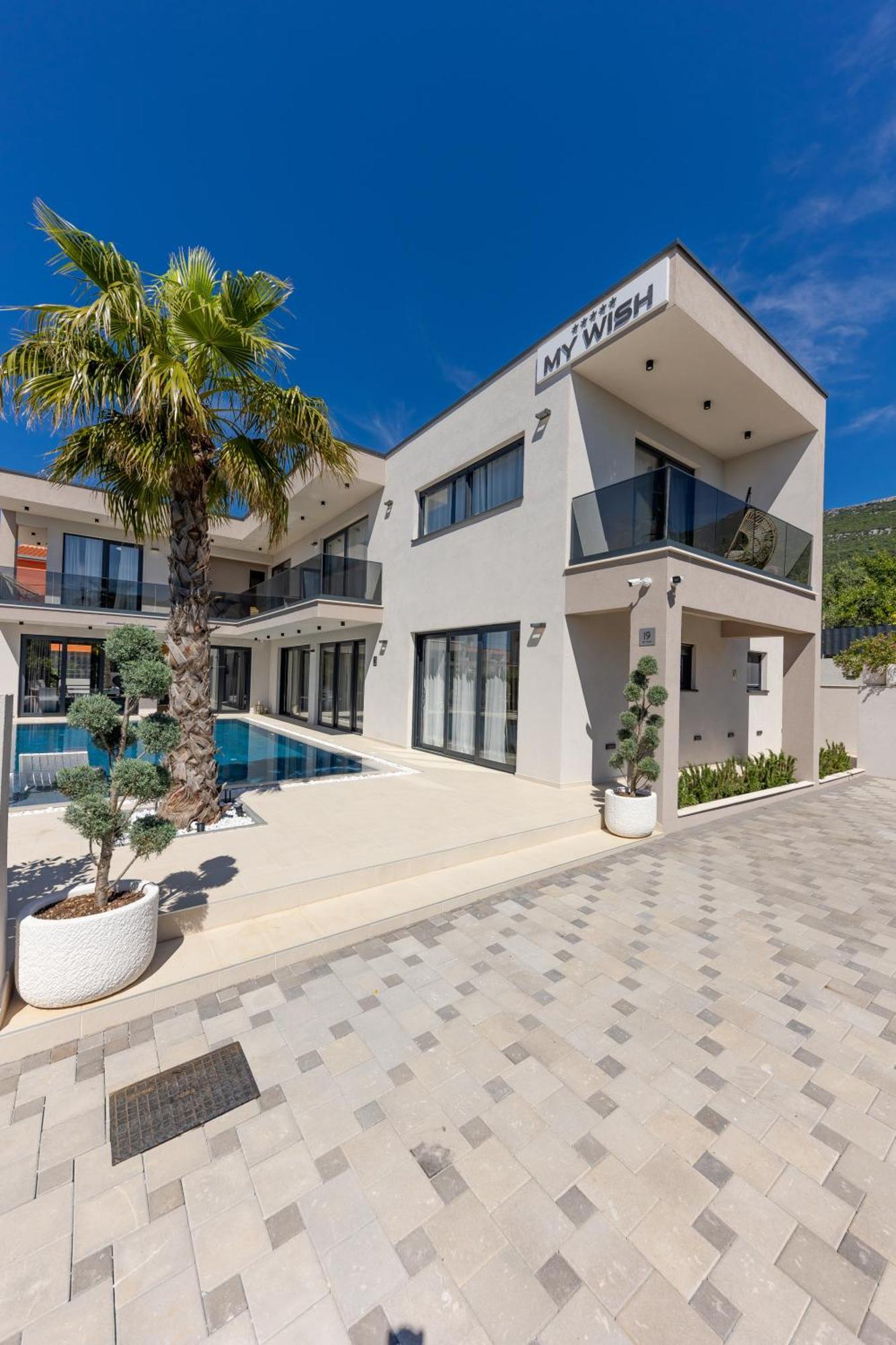 Luxury Villa My Wish With Pool Kaštel Stari Eksteriør bilde